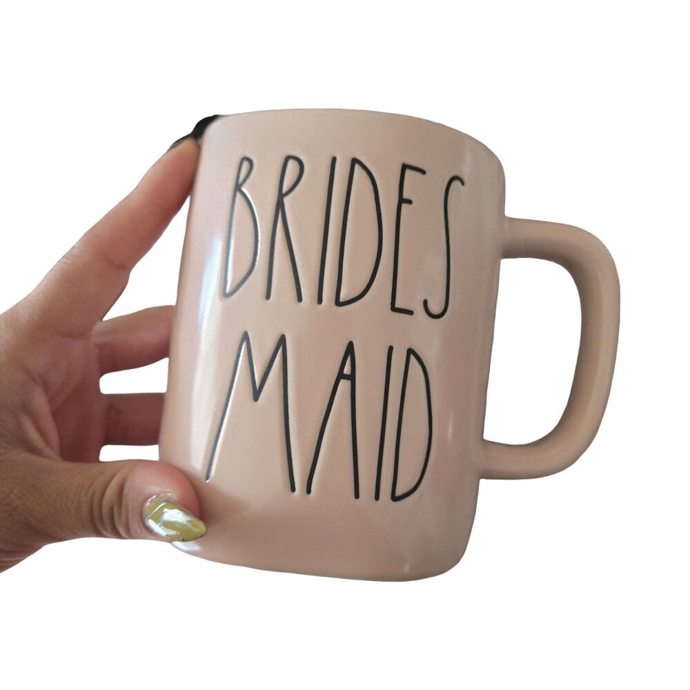 Rae Dunn Light Pink Bridesmaid Mug for Your Special Day